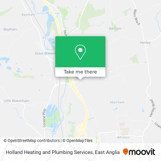 Holland Heating and Plumbing Services map