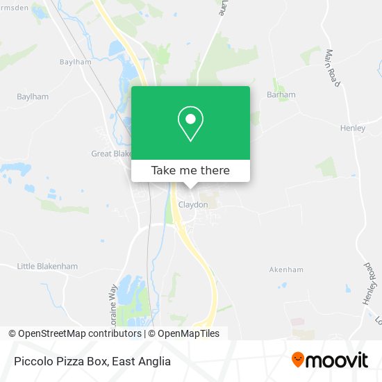 Piccolo Pizza Box map
