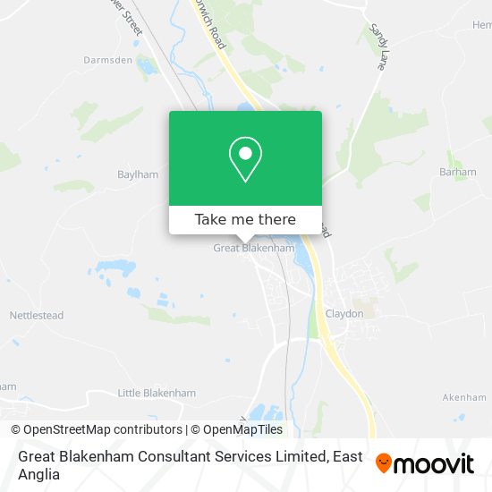 Great Blakenham Consultant Services Limited map