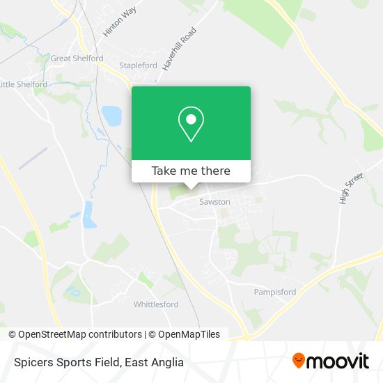 Spicers Sports Field map
