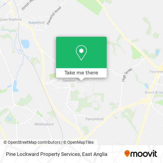 Pine Lockward Property Services map