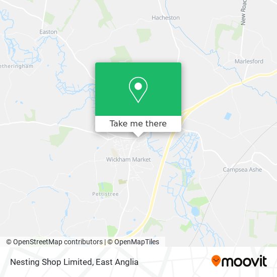 Nesting Shop Limited map