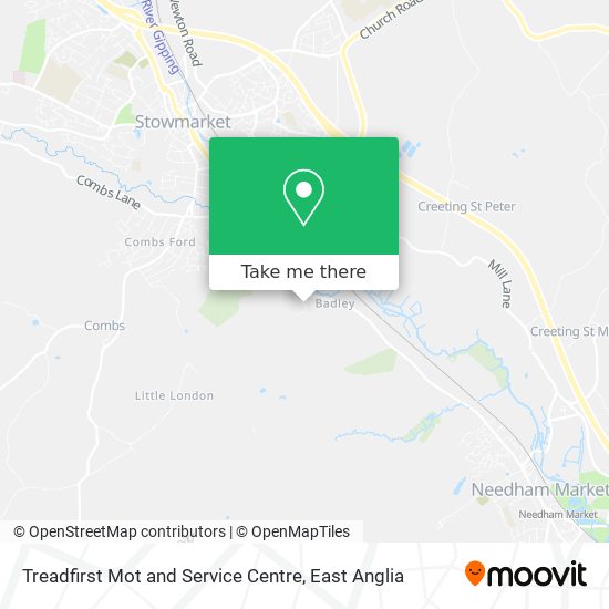 Treadfirst Mot and Service Centre map