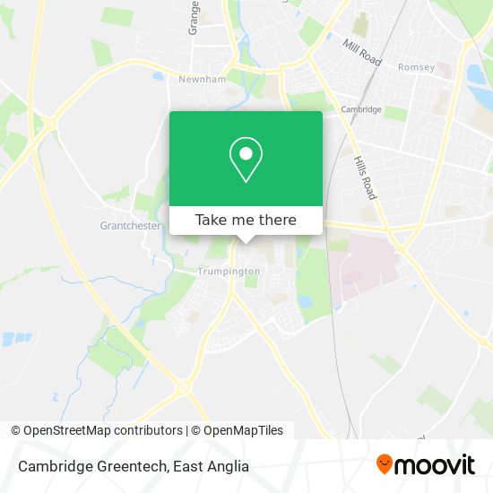 Cambridge Greentech map