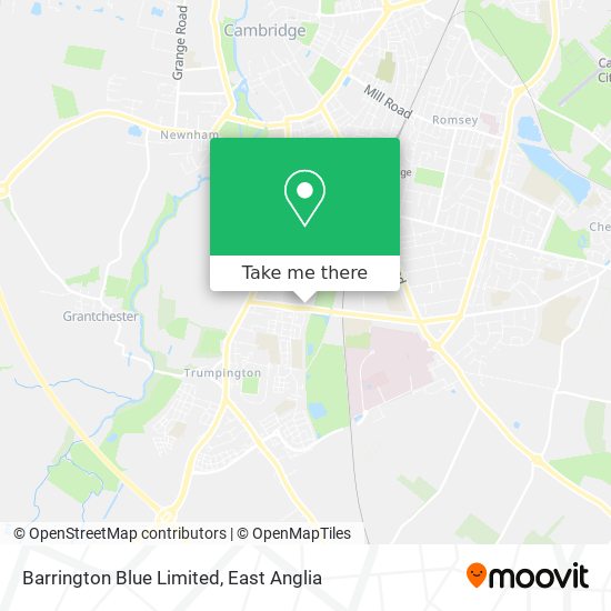 Barrington Blue Limited map