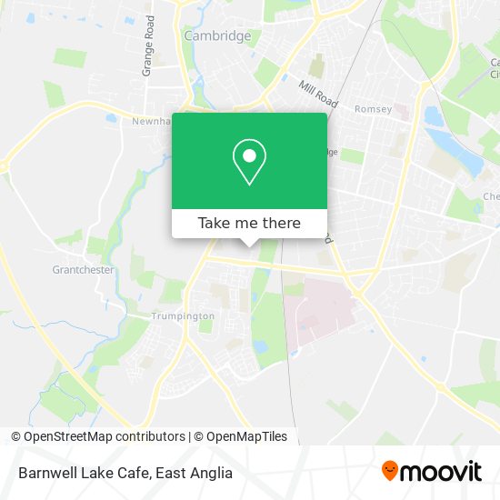 Barnwell Lake Cafe map