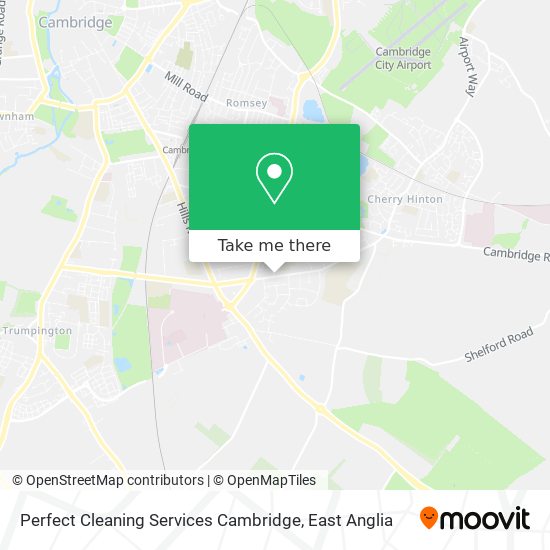 Perfect Cleaning Services Cambridge map