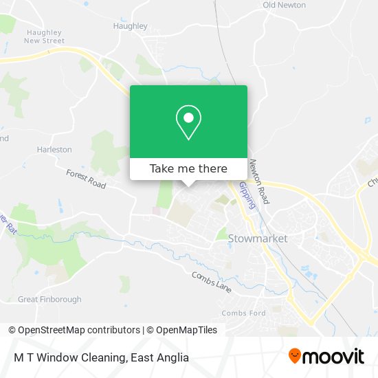 M T Window Cleaning map