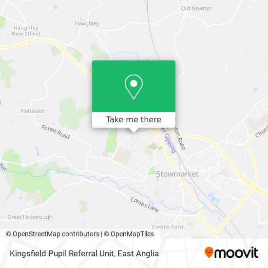 Kingsfield Pupil Referral Unit map