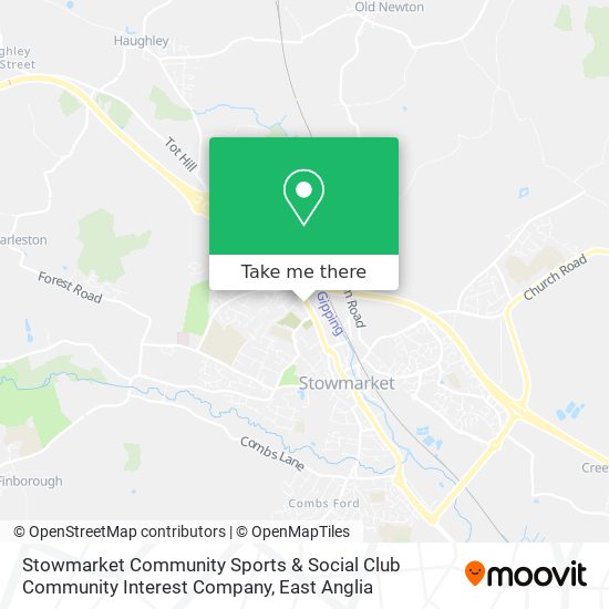 Stowmarket Community Sports & Social Club Community Interest Company map