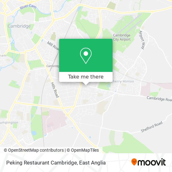 Peking Restaurant Cambridge map