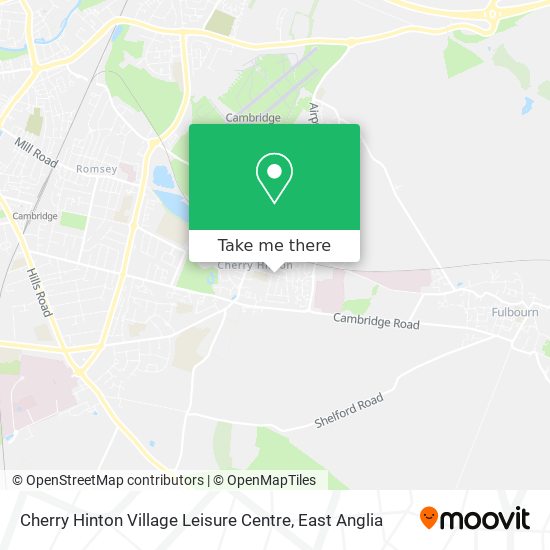 Cherry Hinton Village Leisure Centre map