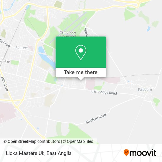 Licka Masters Uk map