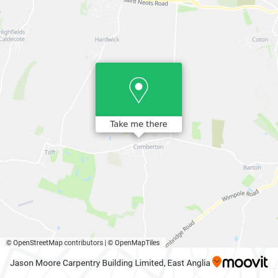 Jason Moore Carpentry Building Limited map