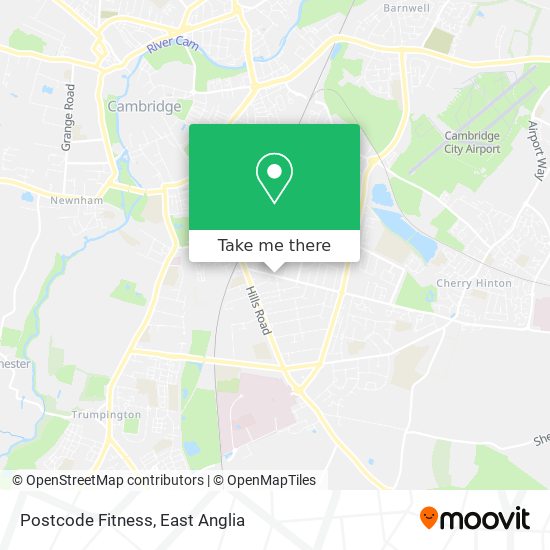 Postcode Fitness map