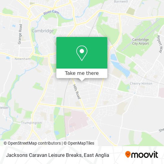 Jacksons Caravan Leisure Breaks map