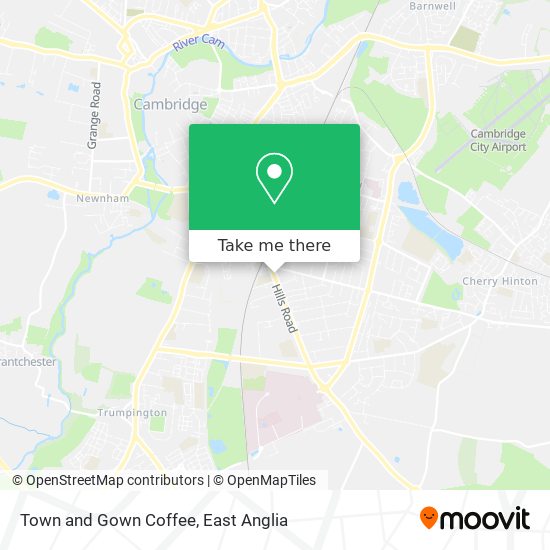 Town and Gown Coffee map