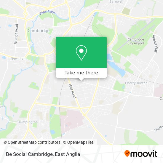 Be Social Cambridge map