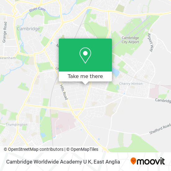 Cambridge Worldwide Academy U K map