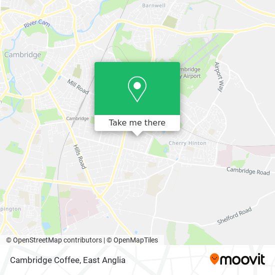 Cambridge Coffee map
