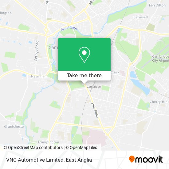 VNC Automotive Limited map