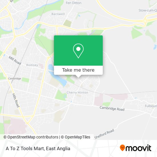 A To Z Tools Mart map