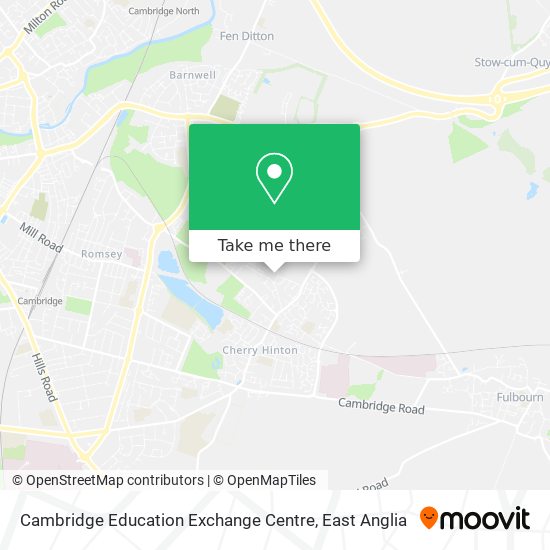 Cambridge Education Exchange Centre map