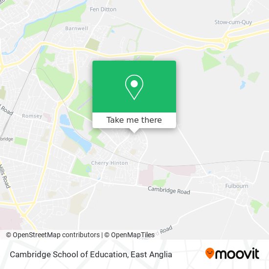 Cambridge School of Education map