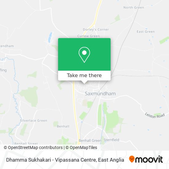 Dhamma Sukhakari - Vipassana Centre map