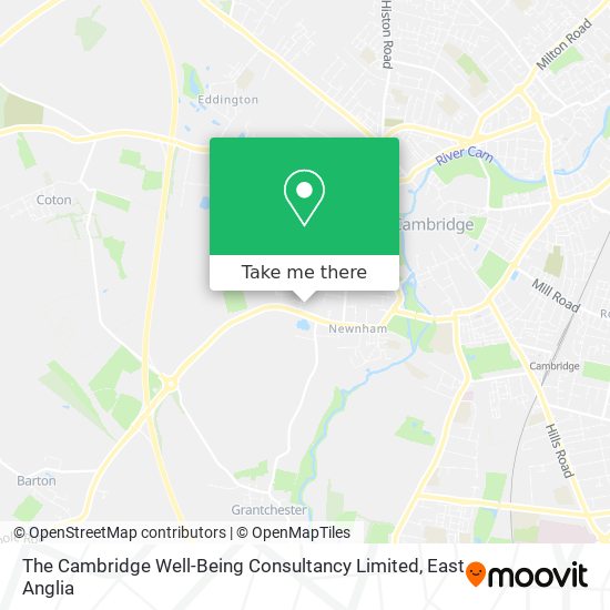 The Cambridge Well-Being Consultancy Limited map