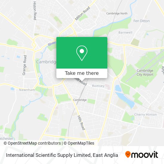 International Scientific Supply Limited map