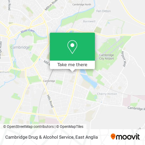 Cambridge Drug & Alcohol Service map