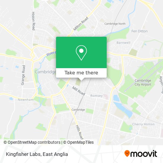 Kingfisher Labs map