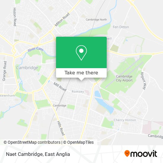 Naet Cambridge map