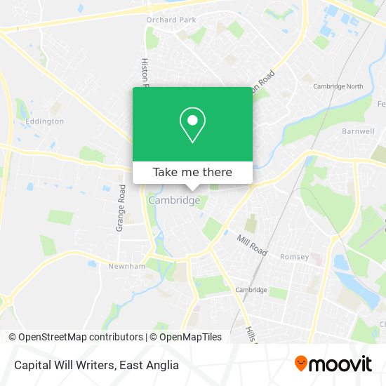 Capital Will Writers map