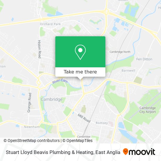 Stuart Lloyd Beavis Plumbing & Heating map