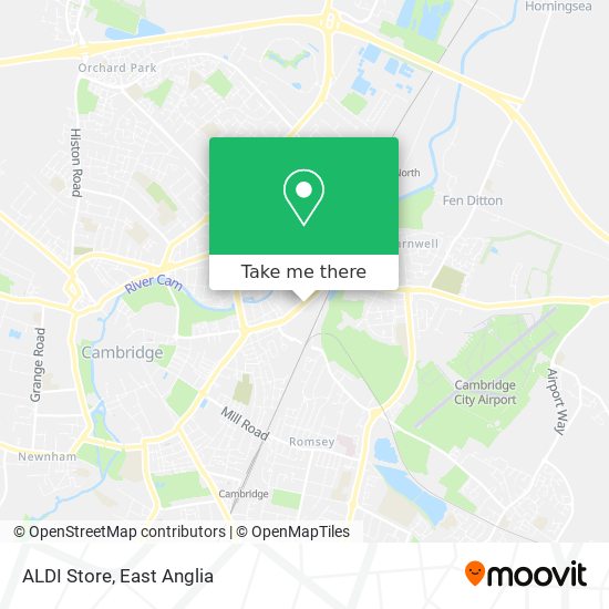 ALDI Store map