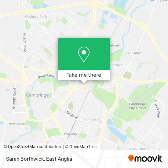 Sarah Borthwick map