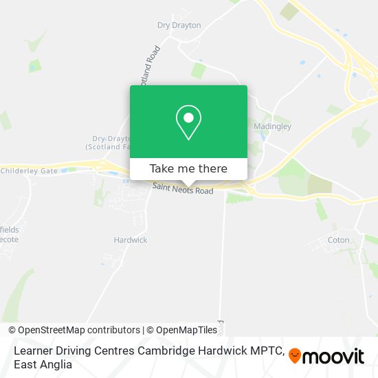 How to get to Learner Driving Centres Cambridge Hardwick MPTC in South