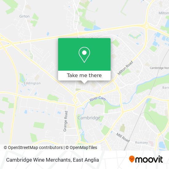 Cambridge Wine Merchants map