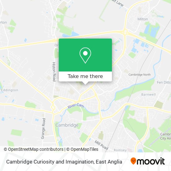 Cambridge Curiosity and Imagination map