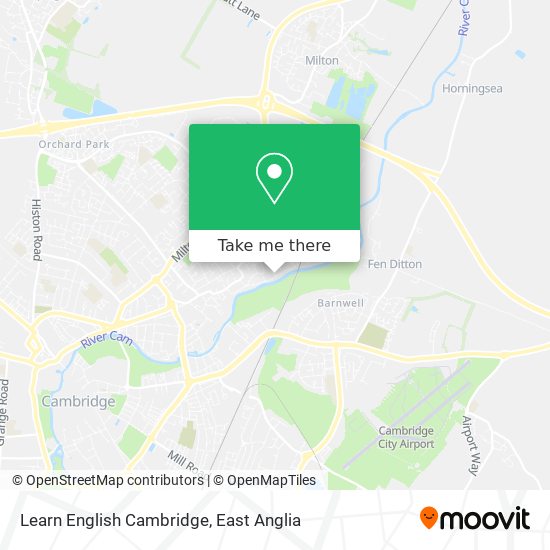 Learn English Cambridge map