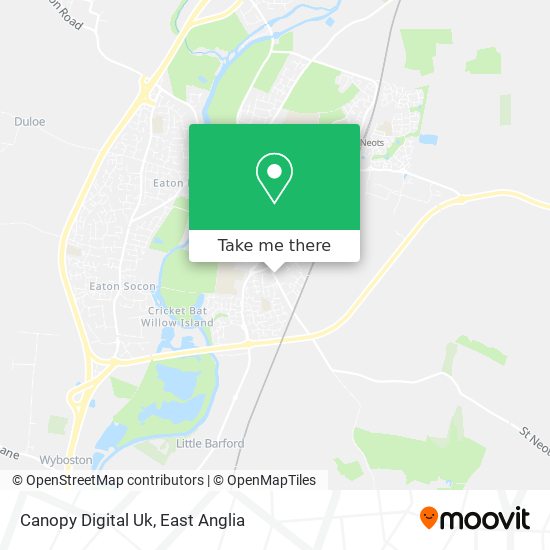 Canopy Digital Uk map