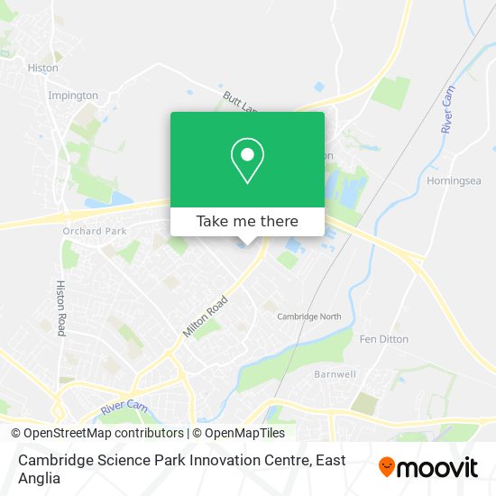 Cambridge Science Park Innovation Centre map