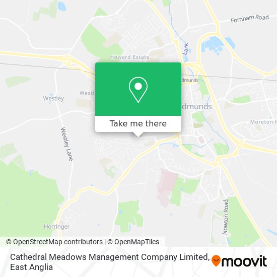 Cathedral Meadows Management Company Limited map