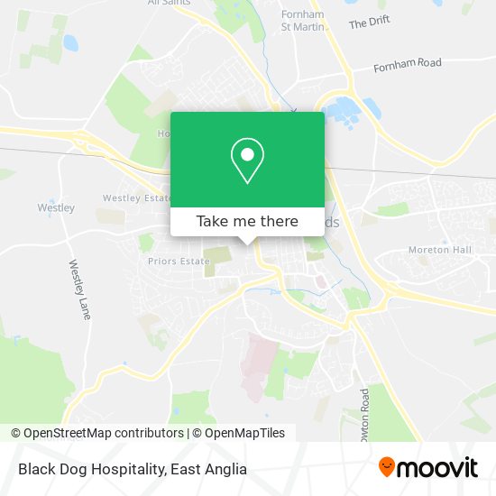 Black Dog Hospitality map