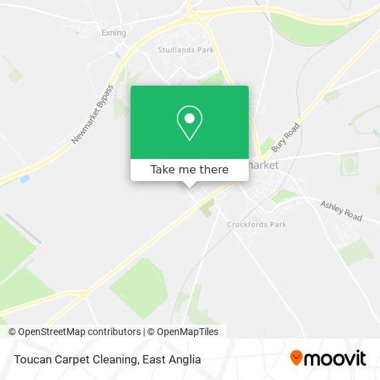 Toucan Carpet Cleaning map