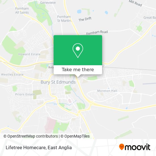 Lifetree Homecare map