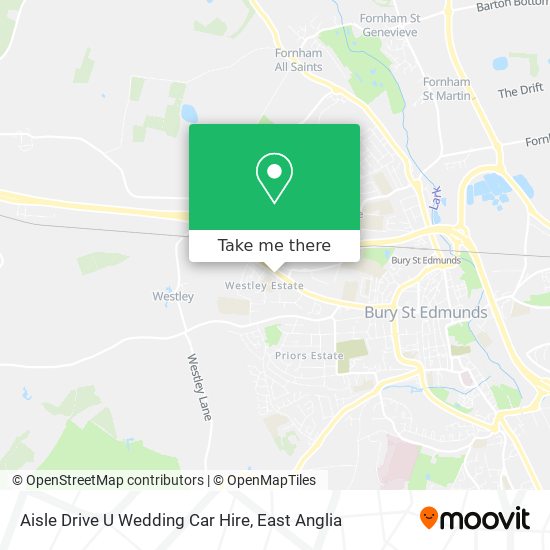 Aisle Drive U Wedding Car Hire map