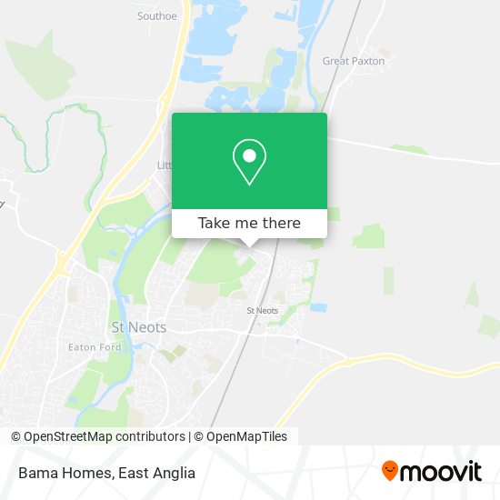 Bama Homes map